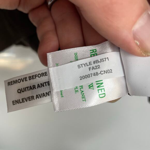 J. Crew Ruffleneck Merino Wool Sweater Deep Chocolate SZ SMALL Classic EUC - Picture 9 of 15